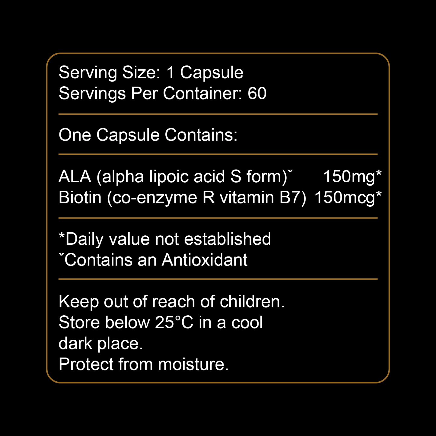 ALA(Alpha-Lipoic Acid)