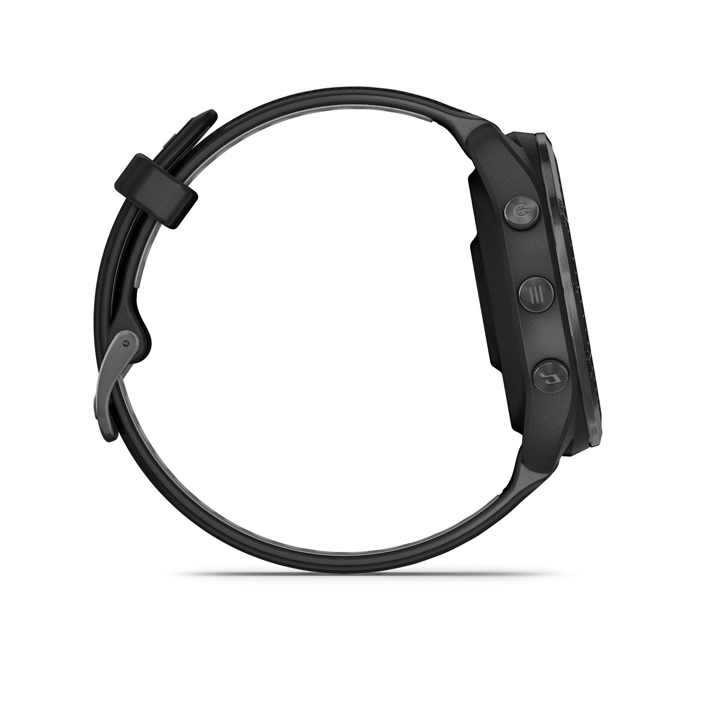 Forerunner® 965, Carbon Gray DLC Titanium Bezel with Black Case and Black/Powder Gray Silicone Band