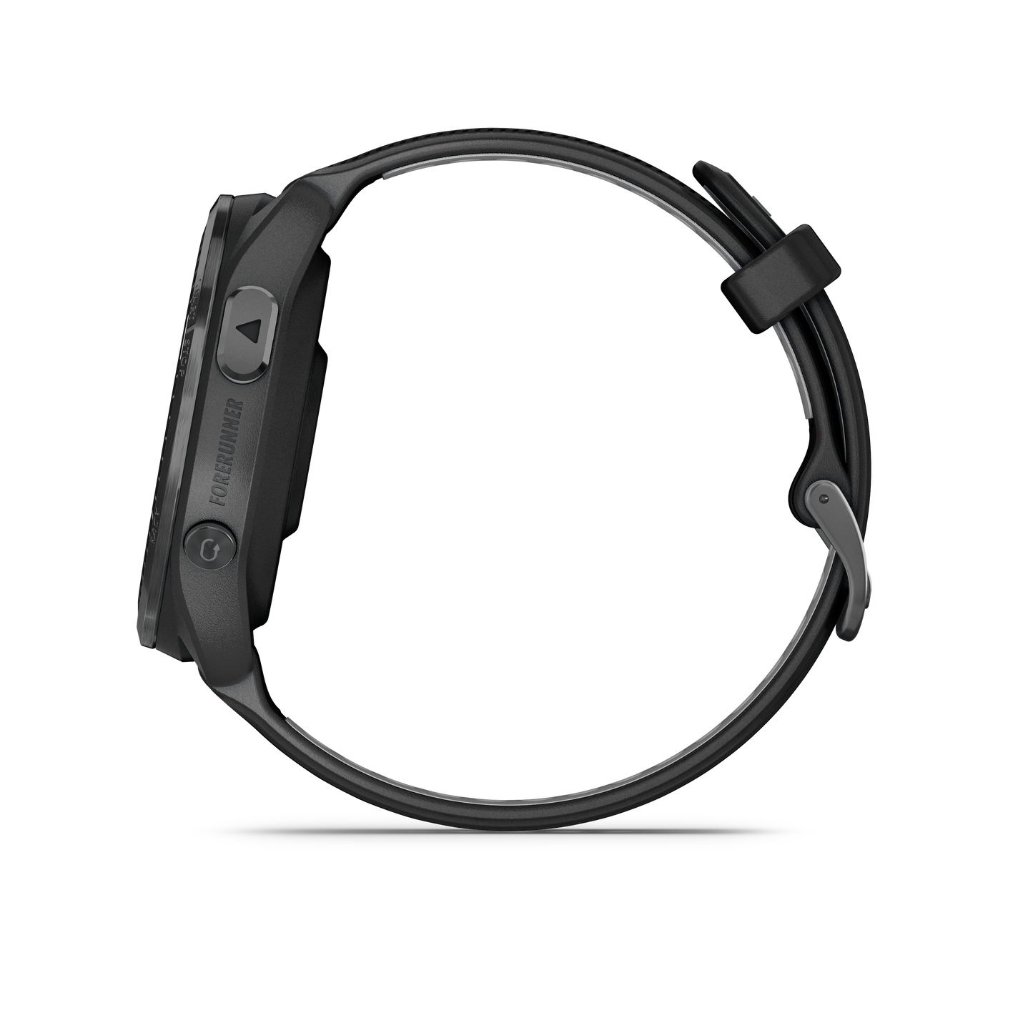 Forerunner® 965, Carbon Gray DLC Titanium Bezel with Black Case and Black/Powder Gray Silicone Band