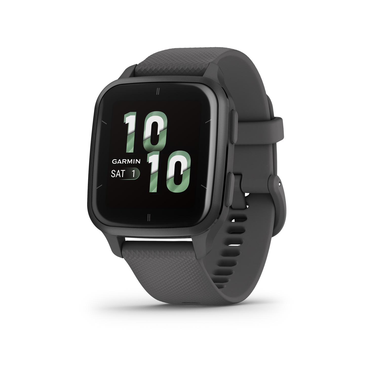 Venu® Sq 2, Slate Aluminium Bezel with Shadow Grey Case and Silicone Band